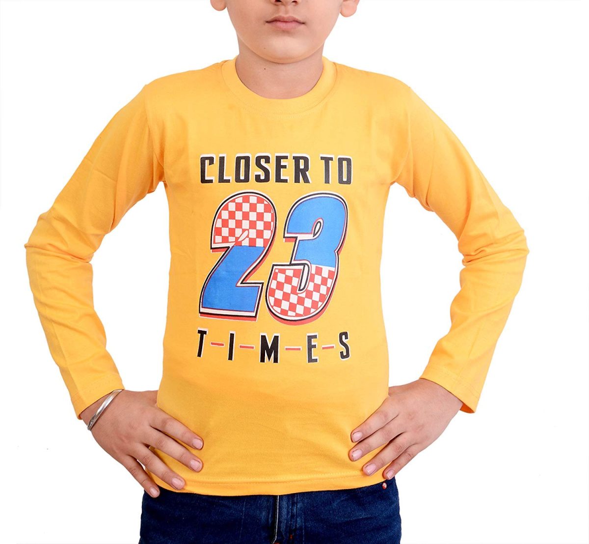 Malvina Boy's Full Sleeve Cotton Tshirts for Kids (Pack of 6) (Multicolor, 1-2 Years) - Image 5