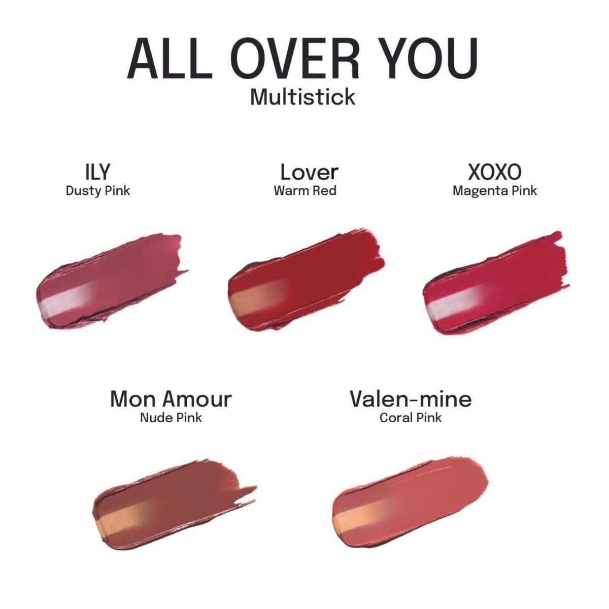 Diam Beauty All Over You Multipurpose Stick - Pigmented, Dewy, Non-comedogenic | Vegan | All Skin Types | Hydrating and Long-Lasting - Valenmine - Image 2