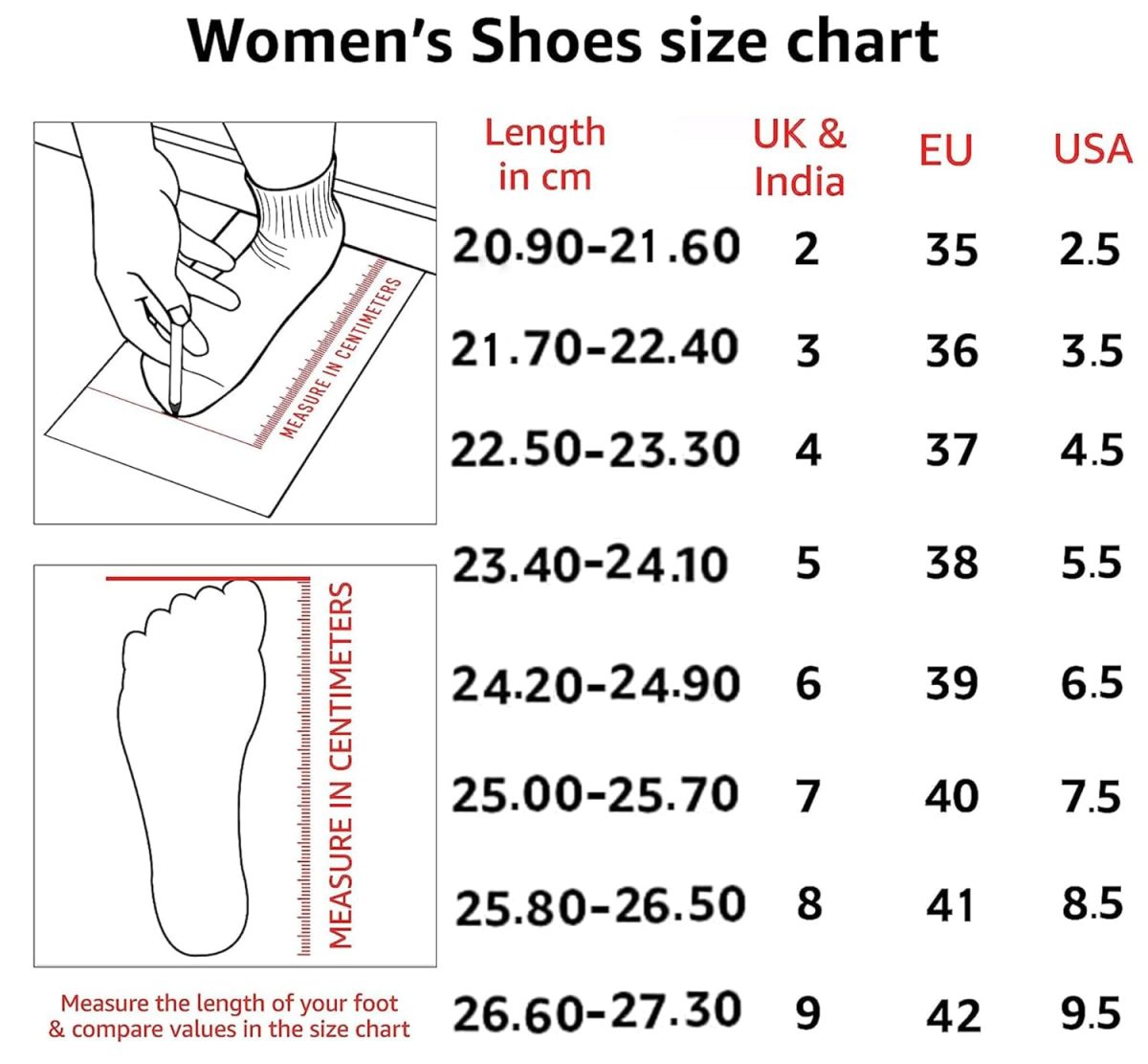 Bata Women Hessa Ballet Flat, Red, (5515653) - Image 3