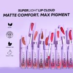 Nykaa Superlight Lip Cloud Airy Mousse Matte Liquid Lipstick for Lip & Cheek - Ruby Sour (5ml) - Image 8