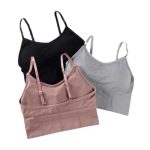KUMPA Women's Cotton Wirefree Full Coverage Regular Wear Lightly Padded Bra Pack of 3 (U_K_B_5693)