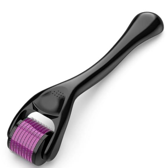 Hair Roller (0.5mm), Hair Roller Promotes Beard & Hair Growth & Reduces Acne Scars, Repairs Damaged Hairs, Hair Fall & Thickening, Easy to use | Safe, and Effective