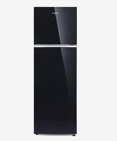 Whirlpool 292 Liters Double Door Refrigerator (Crystal Black/Glass Door, NEO 305GD PRM)