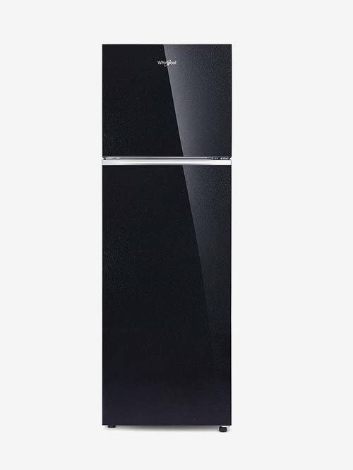 Whirlpool 292 Liters Double Door Refrigerator (Crystal Black/Glass Door, NEO 305GD PRM)