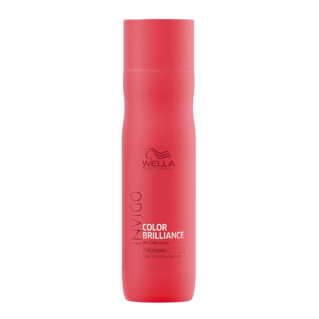 Wella Professionals Invigo Color Brilliance Shampoo | Deep Nourishment for Vibrant, Long-Lasting Color | 250 ml | With Lime Caviar, Metal Purifier