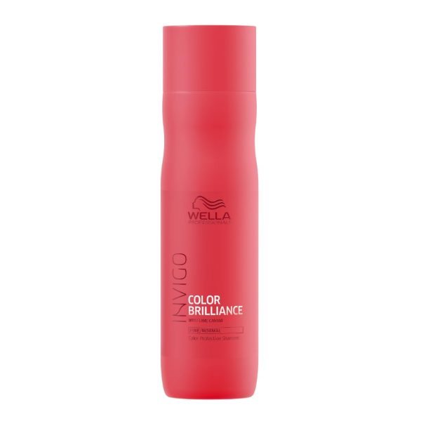 Wella Professionals Invigo Color Brilliance Shampoo | Deep Nourishment for Vibrant, Long-Lasting Color | 250 ml | With Lime Caviar, Metal Purifier