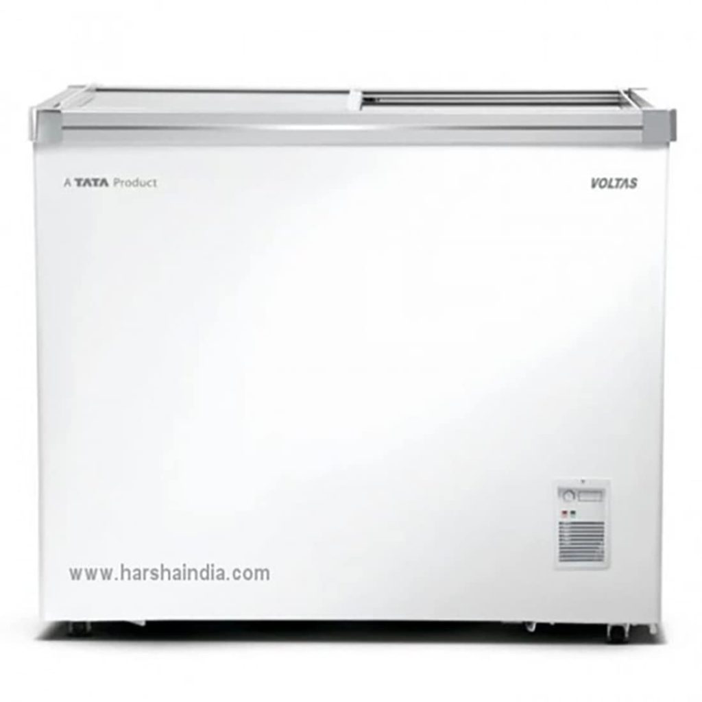Voltas Freezer Glass Top 405 Double Door Refrigerator