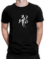Bhains Ki Ankh Men's Printed Polyester T-Shirts with Short Sleeves and Round Neck