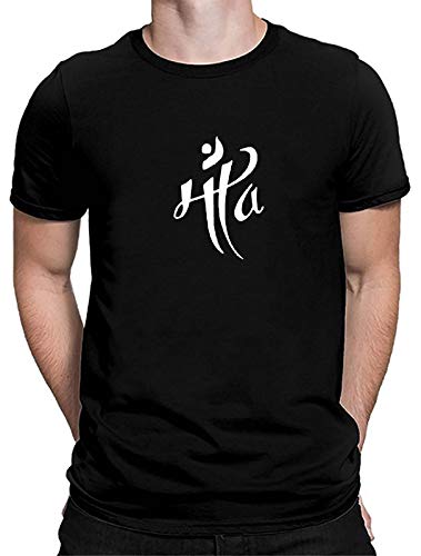 Bhains Ki Ankh Men's Printed Polyester T-Shirts with Short Sleeves and Round Neck