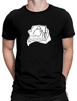 Bhains Ki Ankh Men's Printed Polyester T-Shirts with Short Sleeves and Round Neck