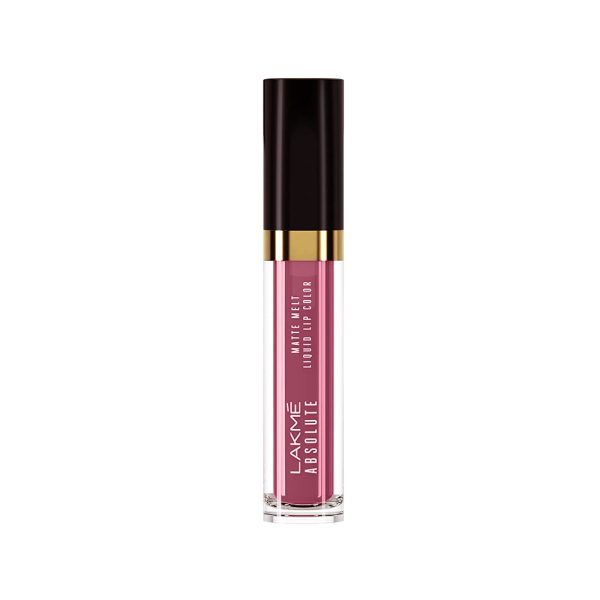 Lakme Absolute Matte Melt Liquid Lip Color, velvety matte finish, longlasting for up to 16 hours, transfer proof, with rosehip oil, liquid lipstick - Rose Love