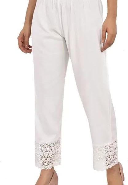 Women's Viscose Rayon Solid Regular Fit Trouser Pant Palazzo Bottom Wear