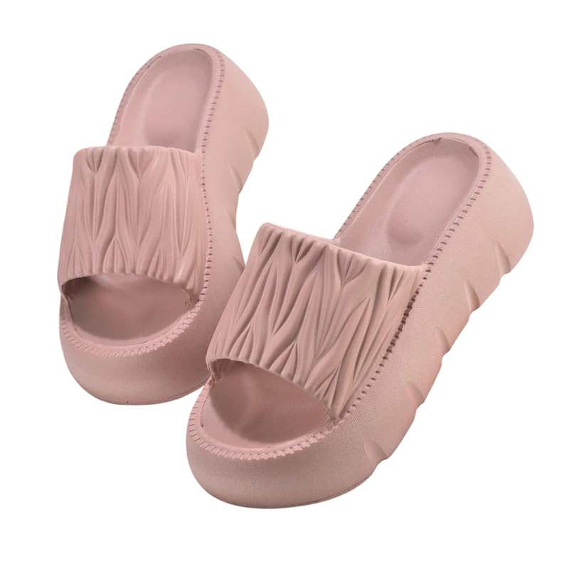 Women Open Toe Slide Sandals Flip Flops EVA Summer Slippers Non-Slip Clog Mules for Girls Lightweight Cushioned Footwear