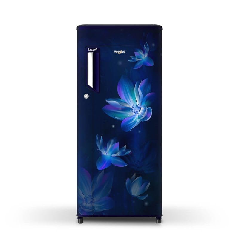 Whirlpool 192 L 3 Star Direct-Cool Single Door Refrigerator (215 IMPC PRM 3S SAPPHIRE FLOWER RAIN-Z, 2023 Model)