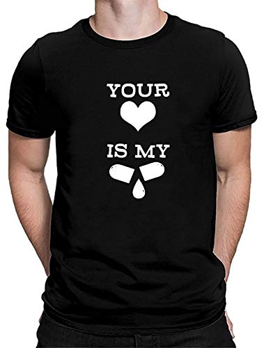 Bhains Ki Ankh Men's Printed Polyester T-Shirts with Short Sleeves and Round Neck