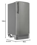 Godrej 180 L 2 Star Direct Cool Turbo Cooling Technology With Upto 24 Days farm Freshness Single Door Refrigerator (RD ERIOPLS 205B THF ST GL, Steel Glow) - Image 6
