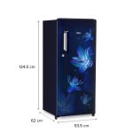 Whirlpool 192 L 3 Star Direct-Cool Single Door Refrigerator (215 IMPC PRM 3S SAPPHIRE FLOWER RAIN-Z, 2023 Model) - Image 5