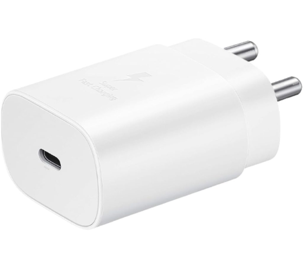 25W C-Type Super Fast Adapter Compatible with Samsung Galaxy S/A/M/F Series | Novobit Super Fast Charger Adapter for S23/S22/S21/21 fe/S20/M14 5G/M34/M54/M53/M33/M13/A34