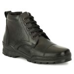 SVpanther Police Boot Shoes for Mens Black Genuine Leather Durable - Image 3