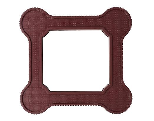 Your's Shopekart Heavy Duty Refrigerator Stand Suitable for All Brand Single Door/Double Door Refrigerators, 150-292 L (Maroon Color)