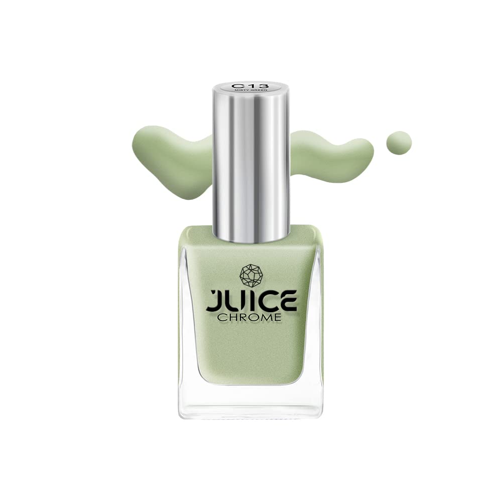 JUICE Quick-dry, Long Lasting, Chip Resistant, Gel Finish, High Gloss, F&D APPROVED COLORS & PIGMENTS Nail Polish | MISTY GREEN - C13