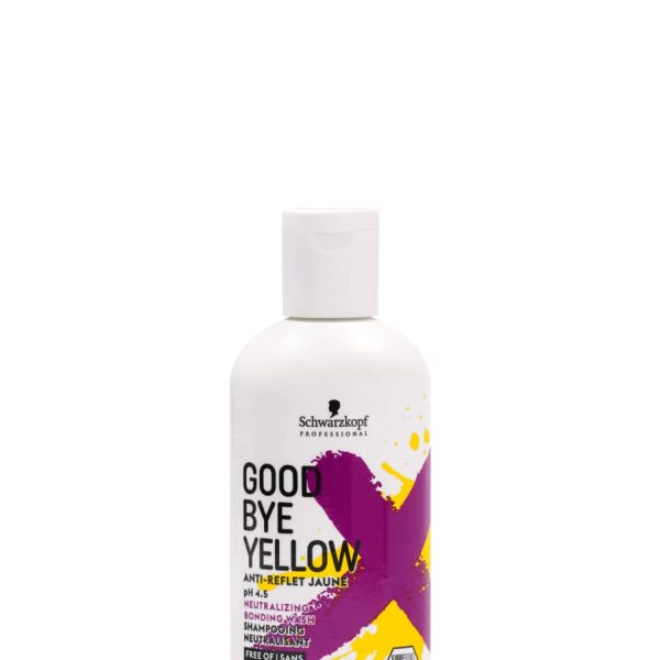 Schwarzkopf Professional Goodbye Yellow Neutralising & Anti-Yellow Sulfate Free Purple Shampoo | 300 Ml