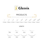 Gleevia EyeLash Extension Kit for Beginners, Professional Classic Stable Curl Practice Kit with Eye Lashes Glue and Accessories for Eyelash Extensions (Combo Pack) (0.05C9mm) - Image 5