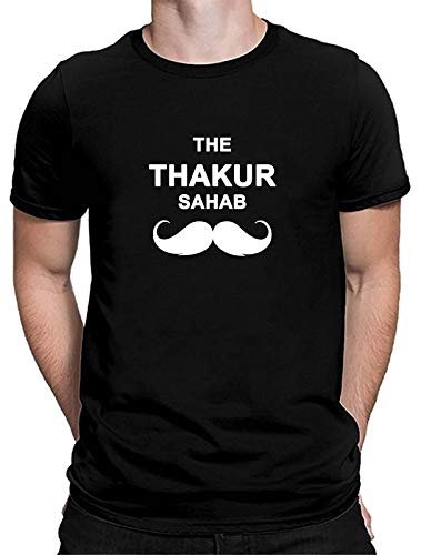 Bhains Ki Ankh Men's Printed Polyester T-Shirts with Short Sleeves and Round Neck