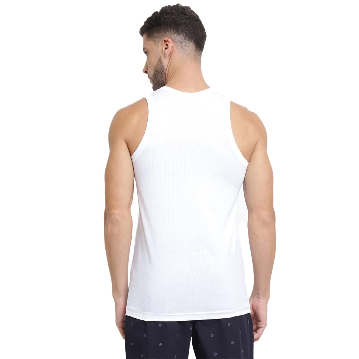 Van Heusen Men Regular Fit Vest - 100% Combed Cotton - Ultra Soft, Label Free, Wider Straps - Image 3
