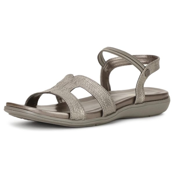 Bata EVE Sandal E 23 Women Casual Sandal in Grey