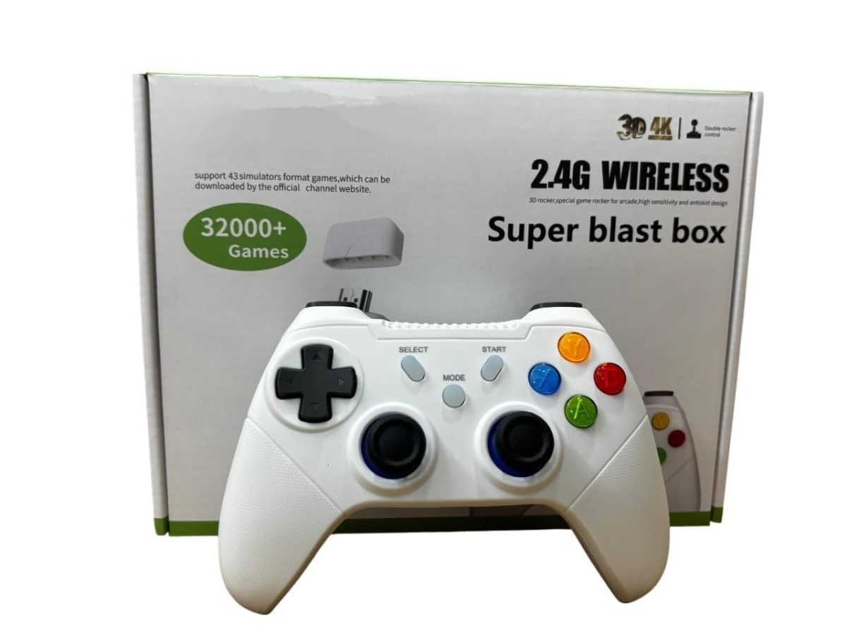 WBD Wireless Video Games for tv Gaming Retro Gaming Console with Game Stick 1080p Plug & Play TV Video Game Set for 2 Player with 9Emulator for Kids & Old School Station Video Game Super Blast - Image 6