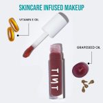 Tint Cosmetics Burgundy Lip Gloss for Women | Hydrating & High Shine | Lightweight & Non-Sticky with Vitamin-E & Grapeseed Oil | Gloss Lock Technology | All Skin Types | 2.5Ml (Minx) | FDA Approved - Image 5