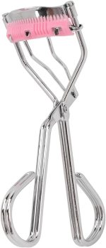 NFI essentials Professional Stainless Steel Natural Lift Eyelash Curler For Womens & Girls Makeup Tools Lash Curls Easy Roll Over For All Eyes Curling lashes