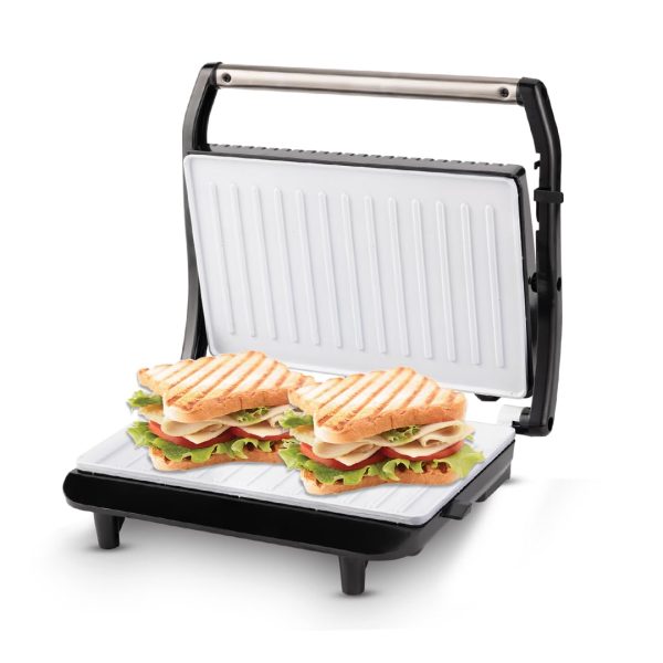 KENT 16025 Sandwich Grill 700 W | Non-Toxic Ceramic Coating | Automatic Temperature Cut-off with LED Indicator | Toaster | Griller | Roaster | Sandwich maker 3 in 1 | 1 year warranty