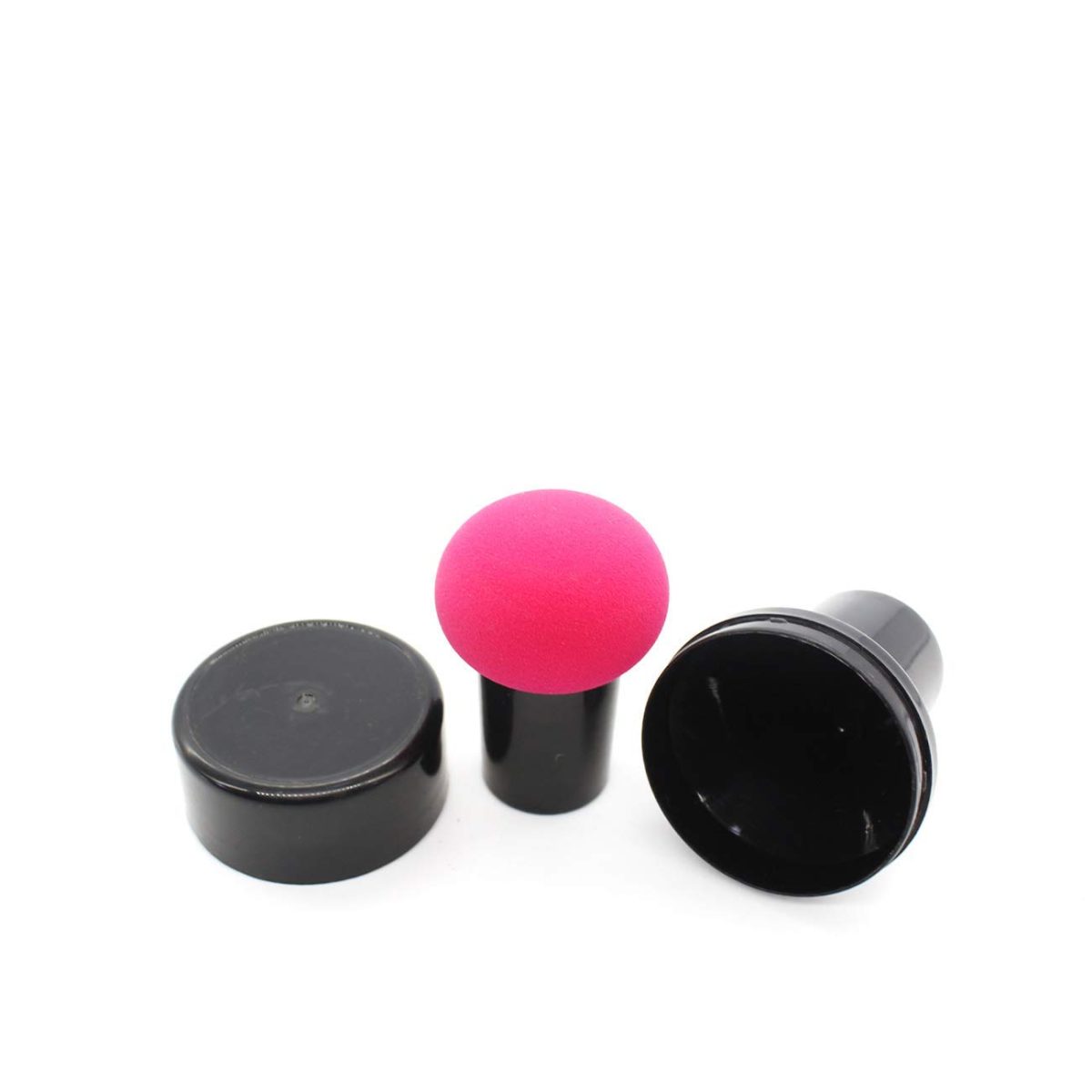 SUNISA Soft Cosmetic Loose Powder Mushroom Head Beauty Concealer Foundation Puff Brush (Pink) - Image 2