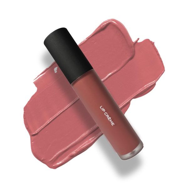 Ruby's Organics Liquid Lipstick, Smooth Cream Texture- Weightless, Highly Pigmented, Soft Velvet Finish, Long Lasting Rich Color, Non-Drying, All Skin Types, Silicon and Paraben Free - Praline, 6.5ml