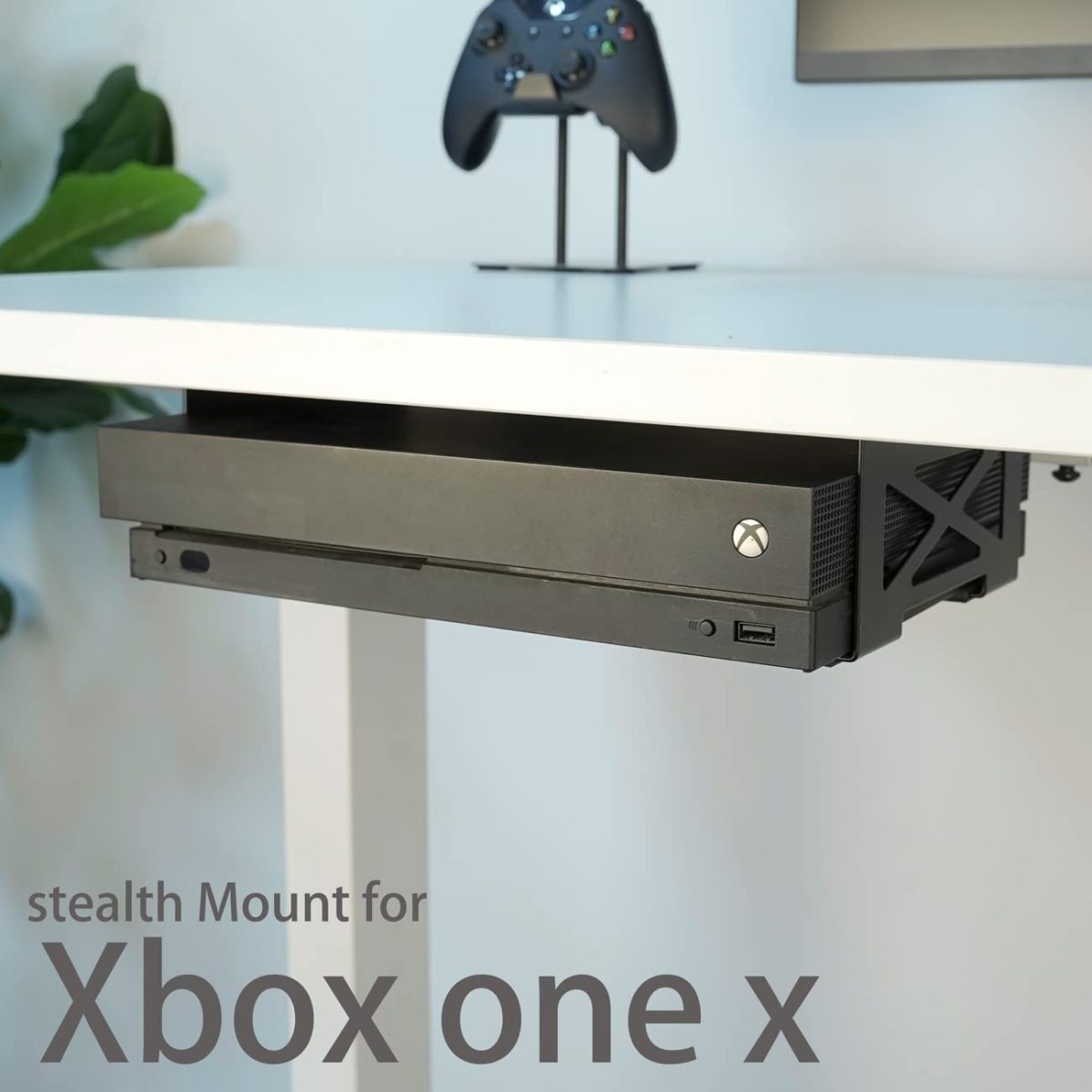 Monzlteck Universal Under Desk Storage Mount for Xbox Series S, Xbox One S/X,Xbox 360,PS4 Slim/pro,Desktop Mini PC Holder - Image 7