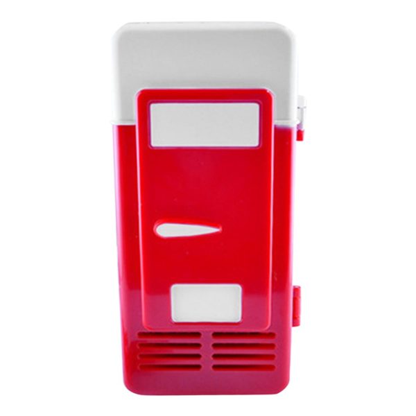 LOOM TREE® USB Mini Fridge Drink Cooler Refrigeration System Small Refrigerator Red Kitchen, Dining & Bar | Bar Tools & Accessories | Ice Buckets & Wine Coolers