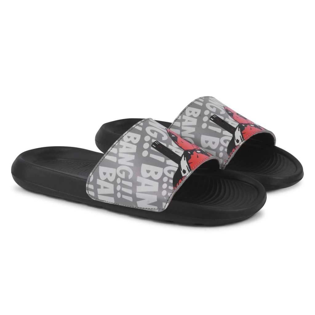 PERY-PAO Sliders Mens White, Black, Grey, Sky blue Solid Design Flip Flop & Slippers