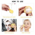 Shidara Compressed Facial Sponge, Smilerain Face Cleansing Sponge Pad Exfoliating Wash Makeup Removal for Women | Multi | 12 Pieces - Image 2