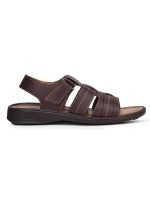 Bata Men's Clay Sandal Brown 6 Kids - Image 4