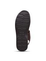 Bata Men's Clay Sandal Brown 6 Kids - Image 6
