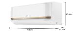 Hitachi 2 Ton Class 3 Star ice Clean Xpandable Plus Inverter Split AC (100% Copper, Dust Filter, iZen 3400FXL, R32-RAS.G322PCAISF, Dual Gold) - Image 6