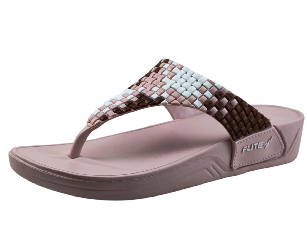 FLITE Daily Use Thong Slippers for Women || Non-Slip & Anti-Skid Bathroom Slippers | Lightweight, Waterproof & Comfortable Casual Flip-Flops