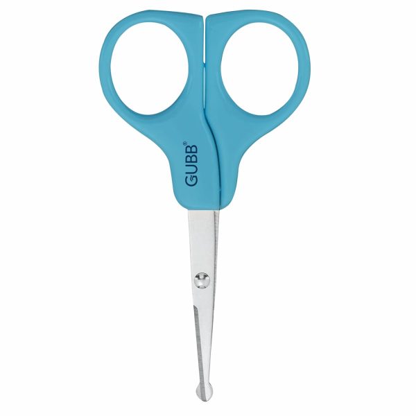 GUBB Safety Scissor Designed for Men and Women With Protective Sleeves | Round Tips for Safe hair cutting | Easy beard and moustache trimming | Multipurpose | Rust resistant | Stainless steel