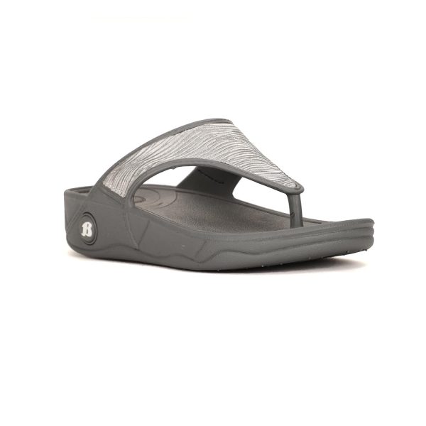 Bata Women's NEW KAFI E Slippers (5722145_GREY_4 UK)