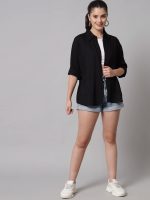 FUNDAY FASHION Women Regular Fit Solid Casual Shirt - Image 5