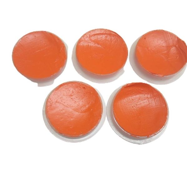 Naachaas Madurai Sri Hanuman Senduram Paste 5gms - Pack of 5 - Orange color