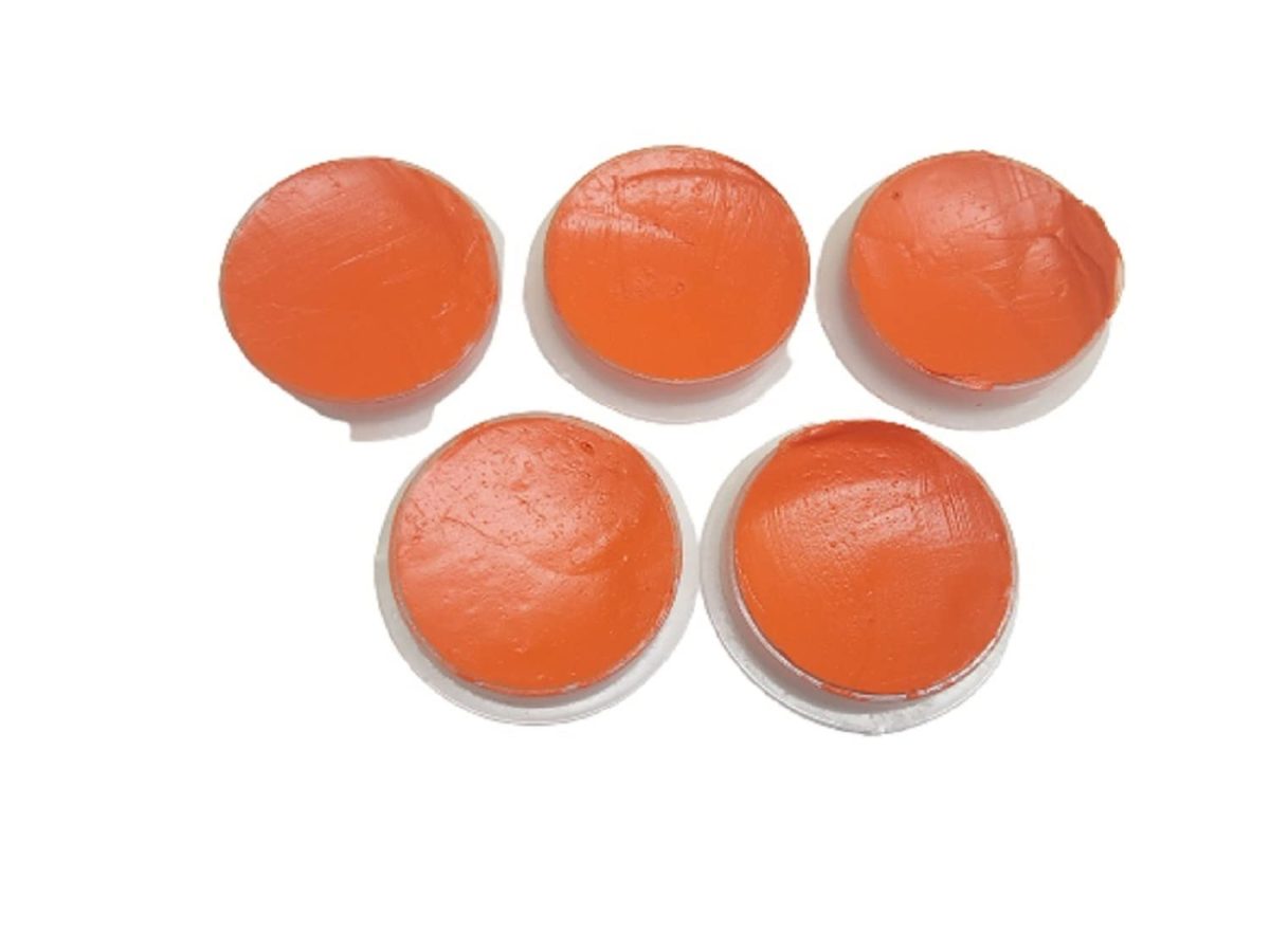 Naachaas Madurai Sri Hanuman Senduram Paste 5gms - Pack of 5 - Orange color - Image 5