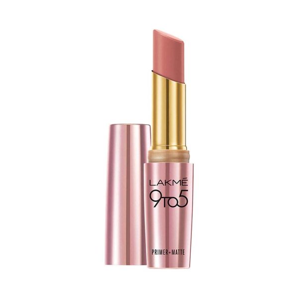 LAKMÉ 9 To 5 Primer And Matte Lip Color, Blushing Nude, 3.6G